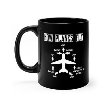 HOW PLANES FLY DESIGNED - MUG Printify